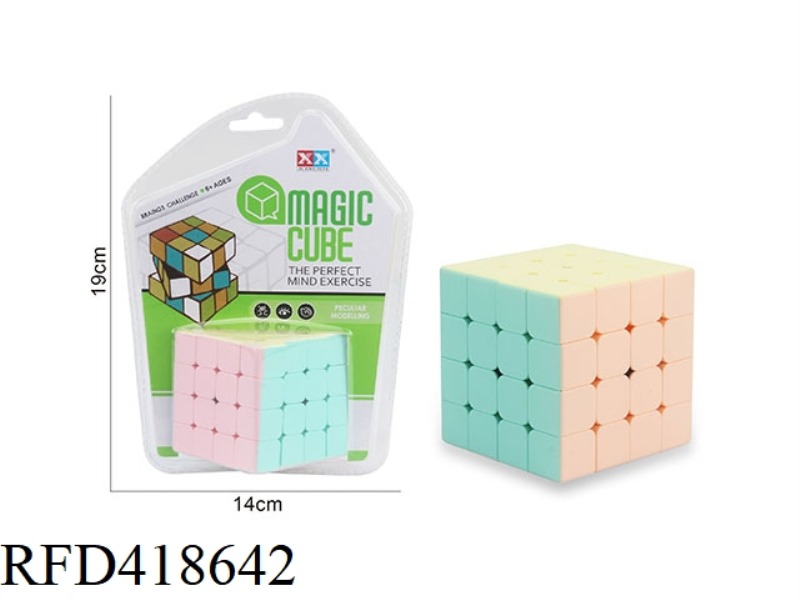 FOURTH-ORDER RUBIK'S CUBE-MACARON COLOR