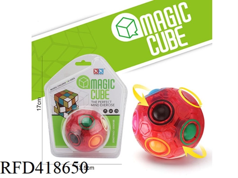 RED RAINBOW BALL-BEARING