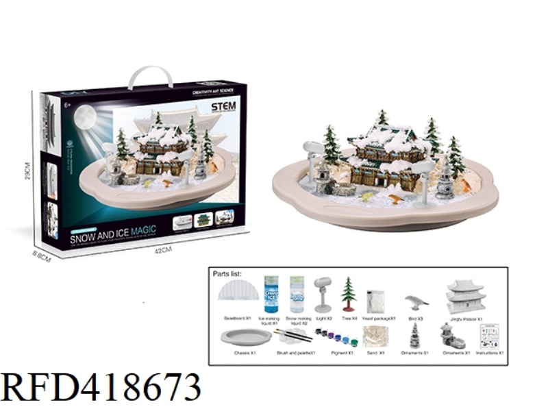 SCIENCE EXPERIMENT SCENE MAKING SNOW-GYEONGBOKGUNG PALACE