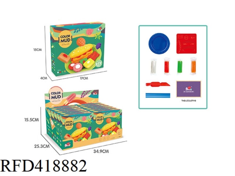 HAMBURGER MUD  12PCS