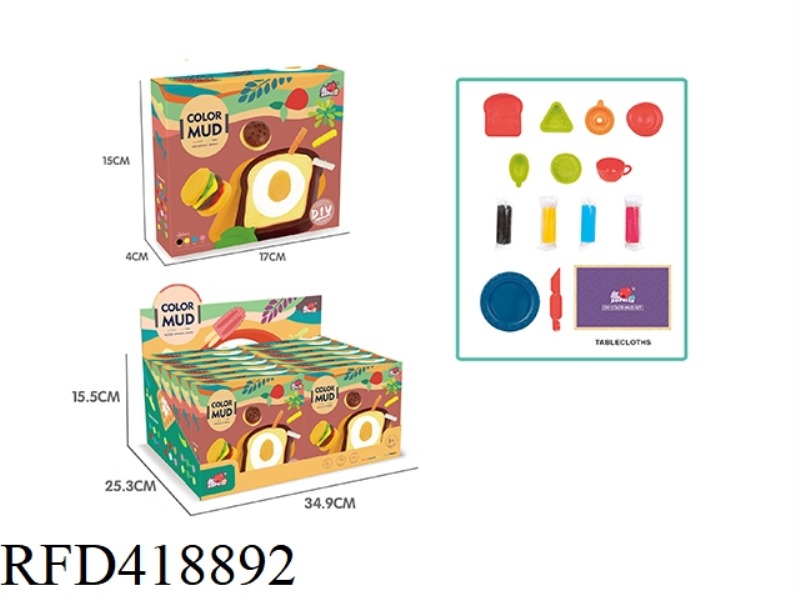 COLOR DOUGH 12PCS