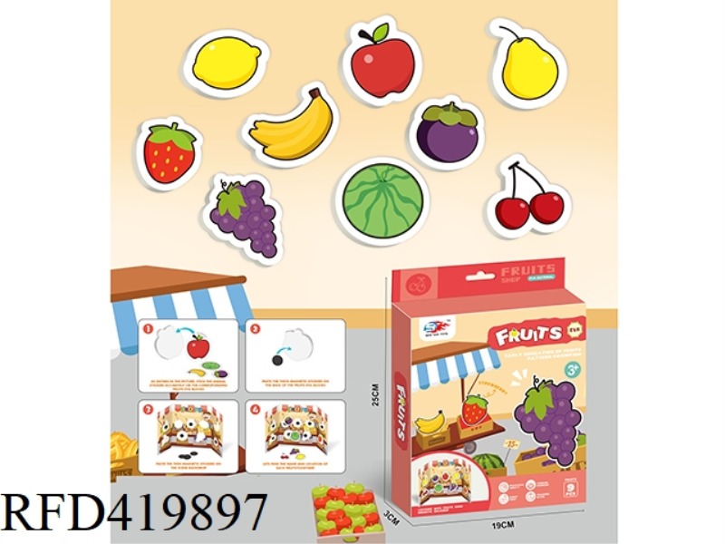 EVA MAGNETIC DIY PATTERN RECOGNITION (FRUIT)