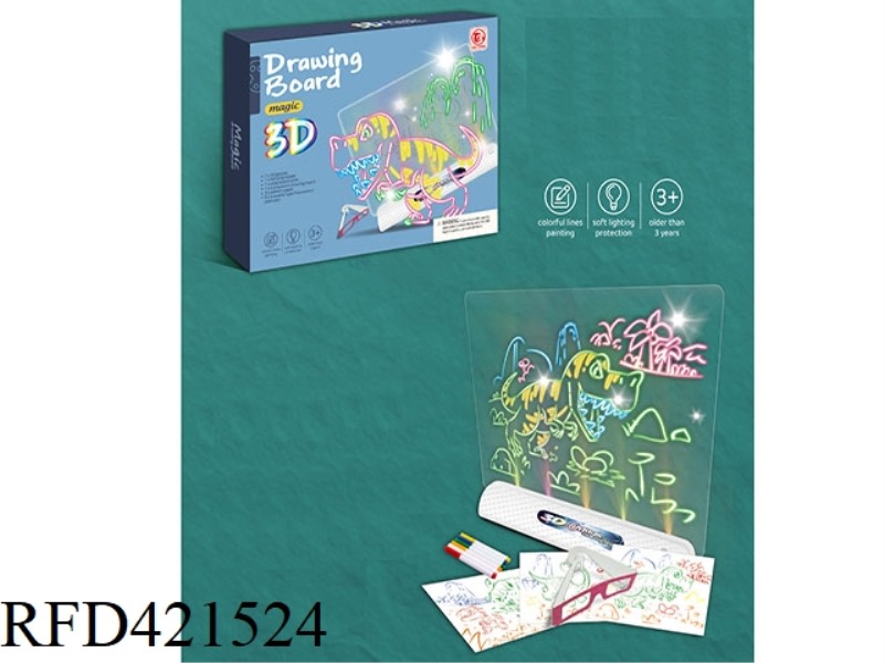 3D DINOSAUR DRAWING BOARD