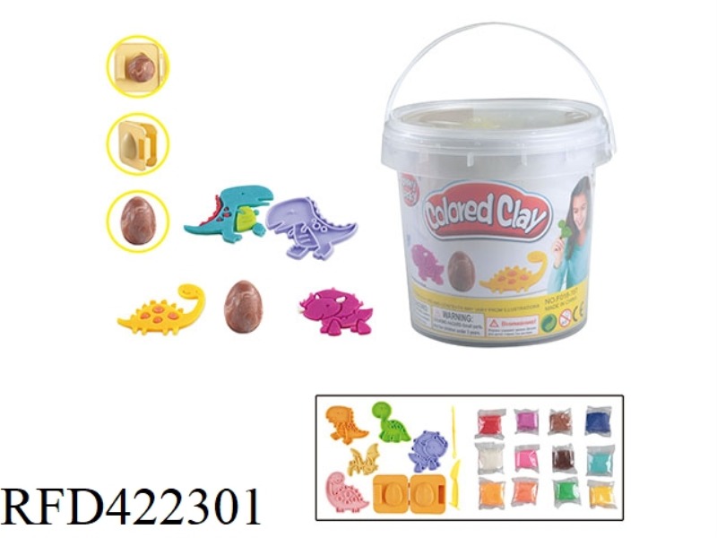 DINOSAUR PLUS 12 COLOR MUD