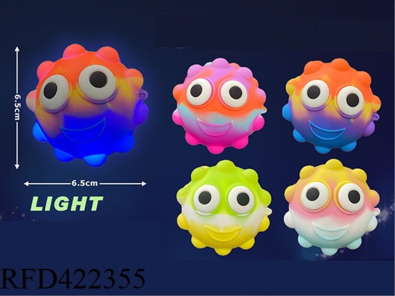 ANTI-RODENT SILICONE LIGHT FLASHING EXPRESSION BALL (RANDOM COLOR) 25G