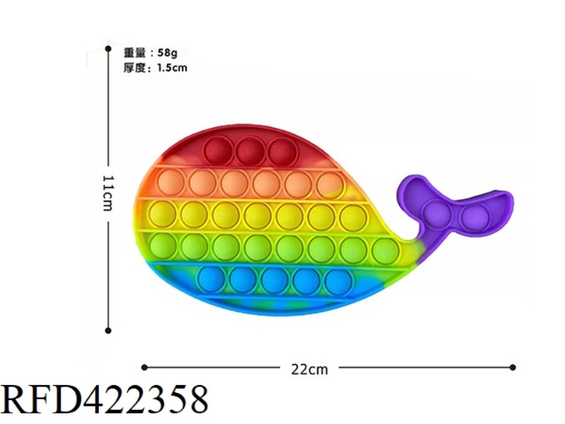 ANTI-RODENT SILICONE WHALE THINKING CHESS 58G