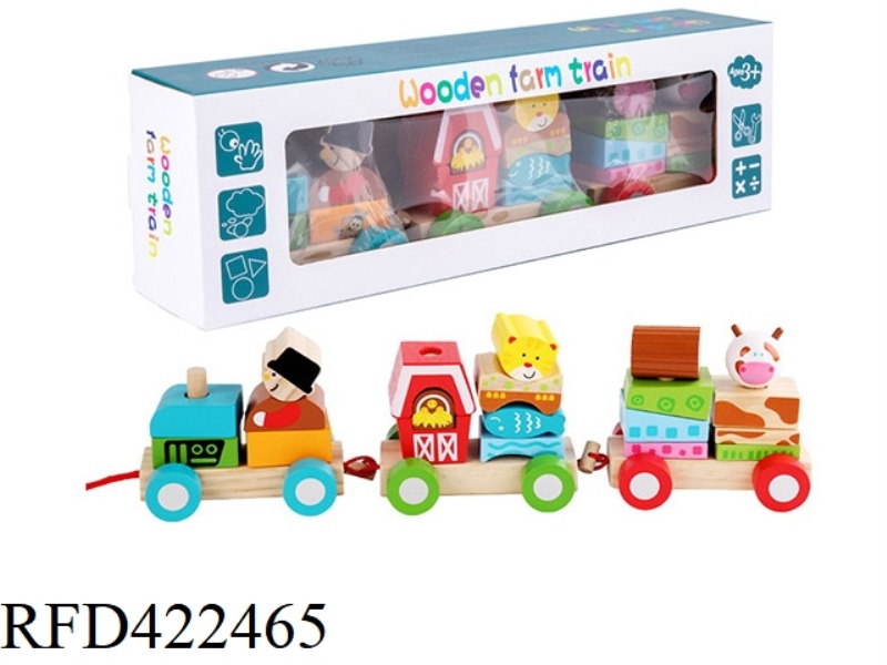 WOODEN FARM TRAILER