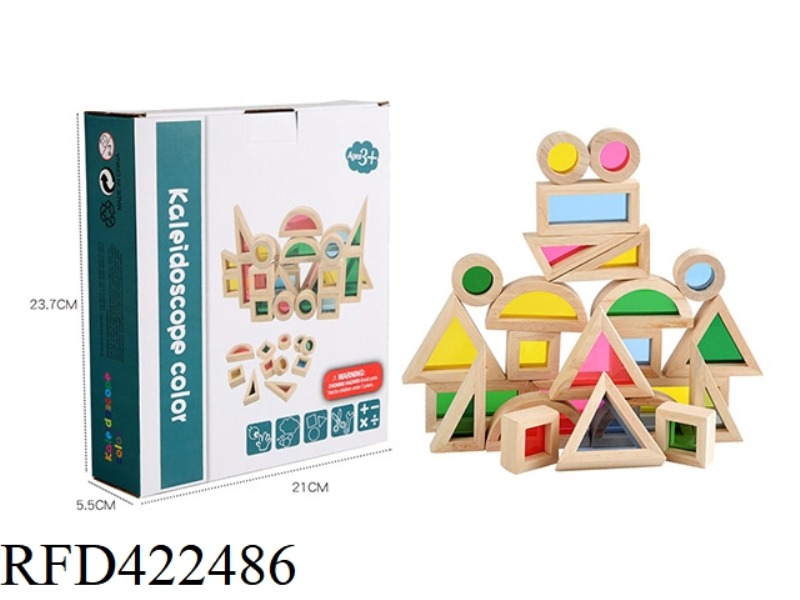 WOODEN COLOR WINDOW BUILDING BLOCKS