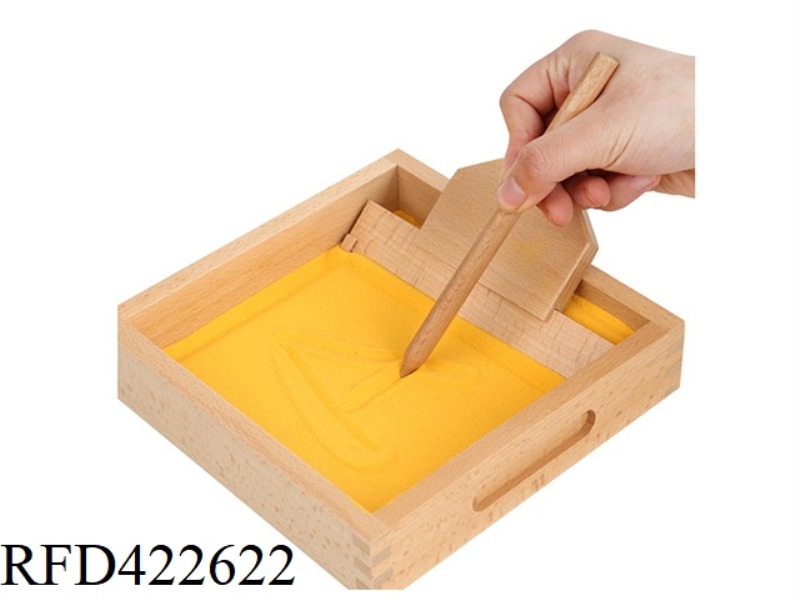 WOODEN SCRAPING SANDBOX