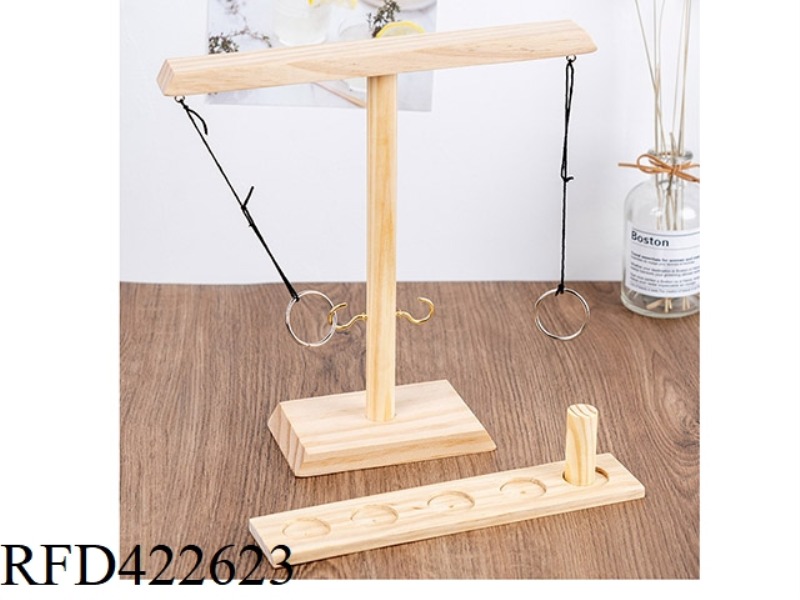 WOODEN TOSSING RING RING GAME