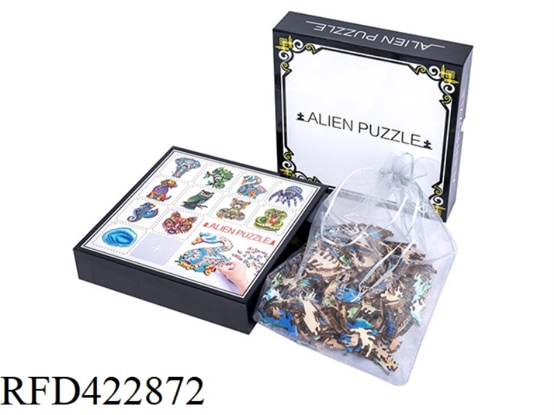 16 TYPES OF WOODEN PUZZLES OF THE OPPOSITE SEX