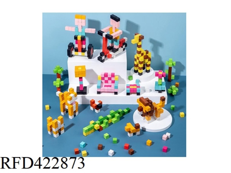 WOODEN MOSAIC THREE-DIMENSIONAL PUZZLE