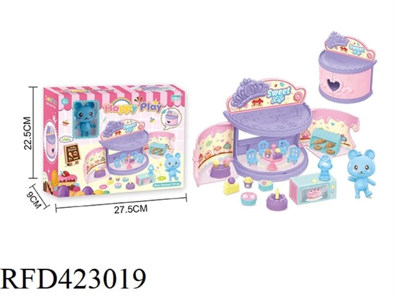 DIY MINI DESSERT SHOP (INCLUDE, LIGHTING, MUSIC)