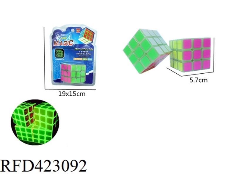 LUMINOUS HEAT TRANSFER RUBIK'S CUBE THIRD ORDER