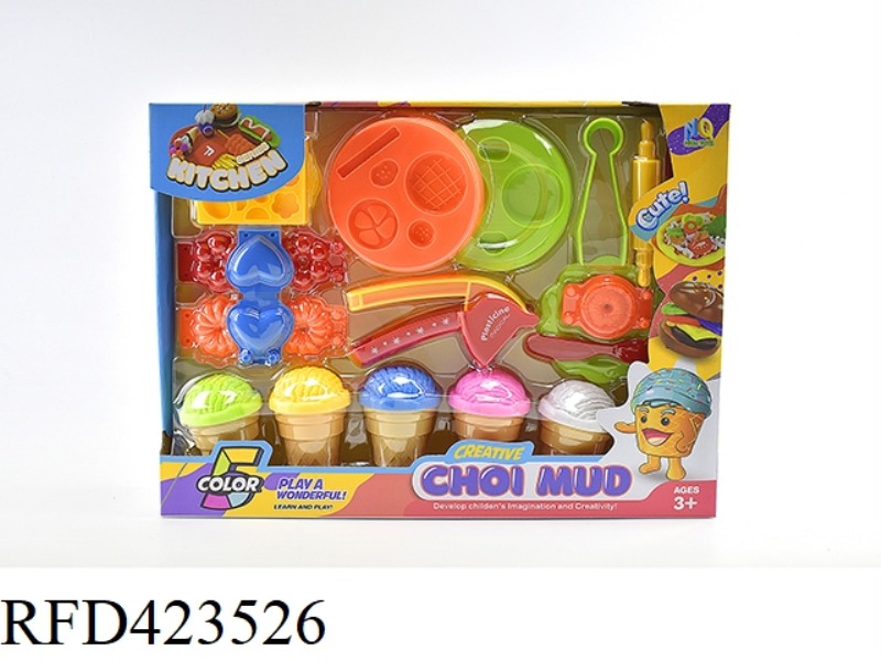 COLOR MUD HAMBURGER COOKIE SET
