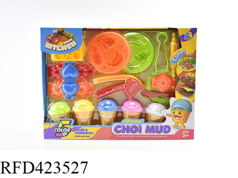 COLOR MUD FRUIT BISCUIT SET