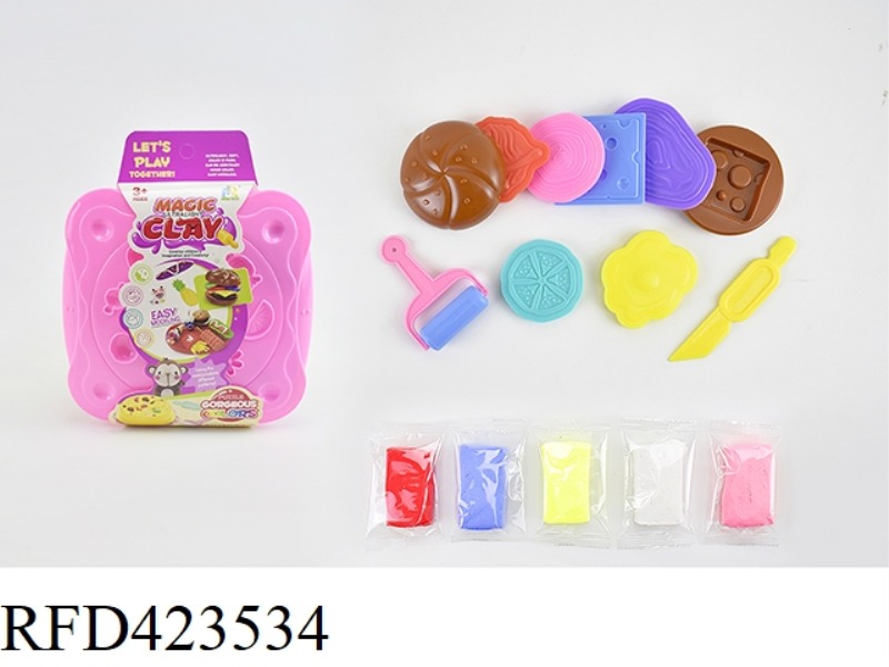 SUPER LIGHT CLAY BURGER SET