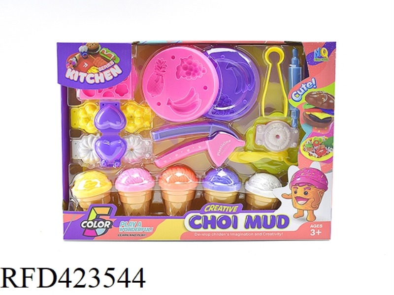 COLOR MUD FRUIT BISCUIT SET