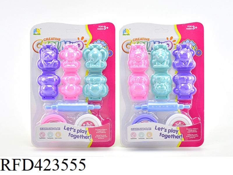 COLOR MUD 2 MIXED 3D ANIMAL SETS