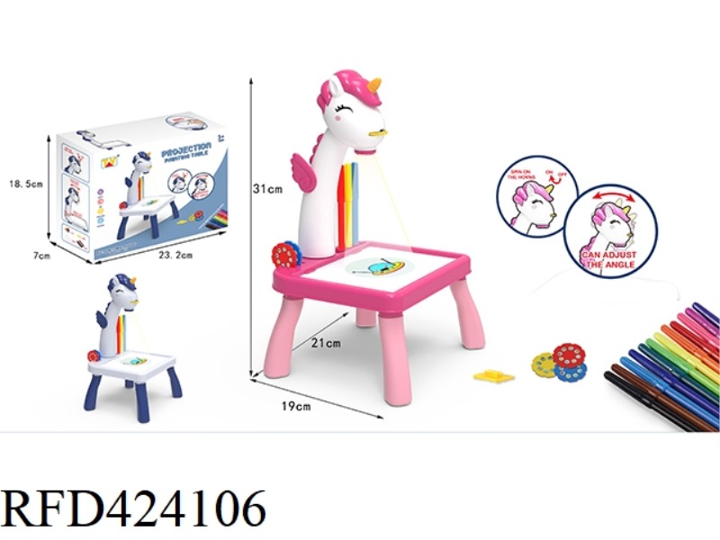 PROJECTION WRITING DESK (LITTLE UNICORN)