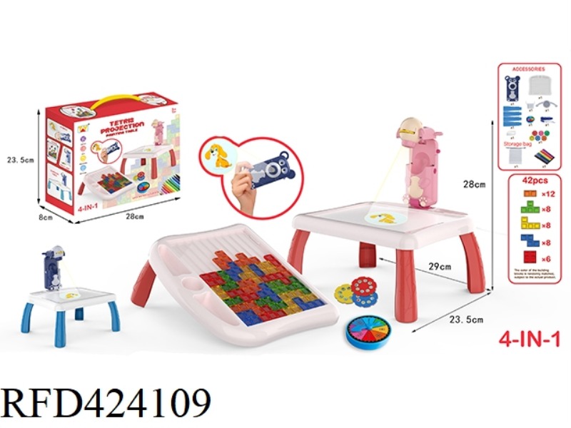 PROJECTION BUILDING BLOCK LEARNING TABLE (BEAR)