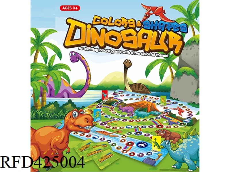 COLORS. SHAPES AND DINOSAURS