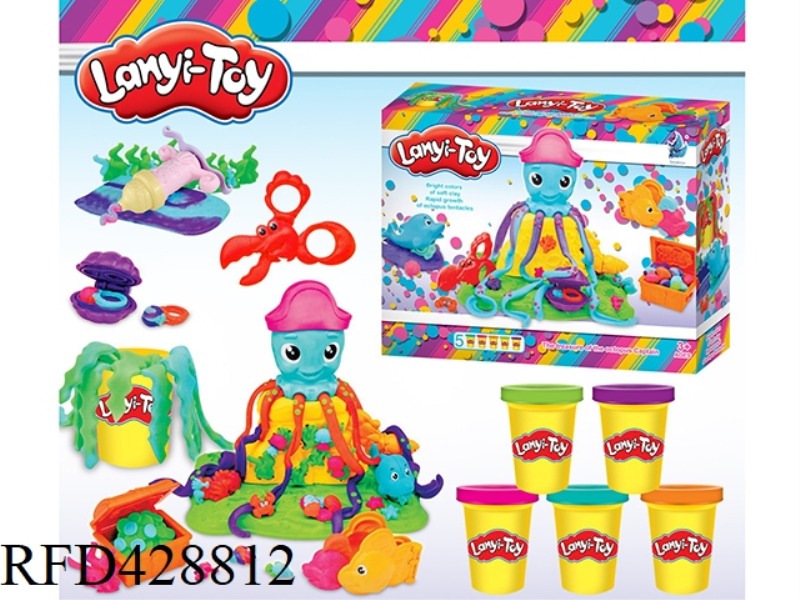 OCTOPUS CASTLE COLOR MUD SET