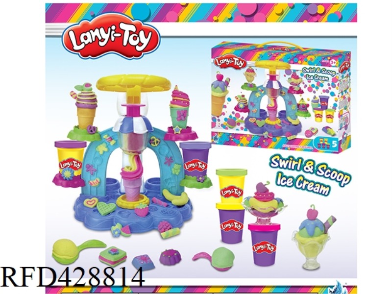 COLORFUL CLAY ICE CREAM MACHINE