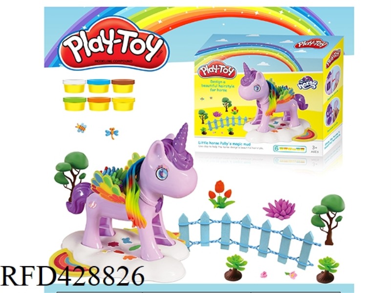 HAPPY RAINBOW HORSE CLAY COLLECTION