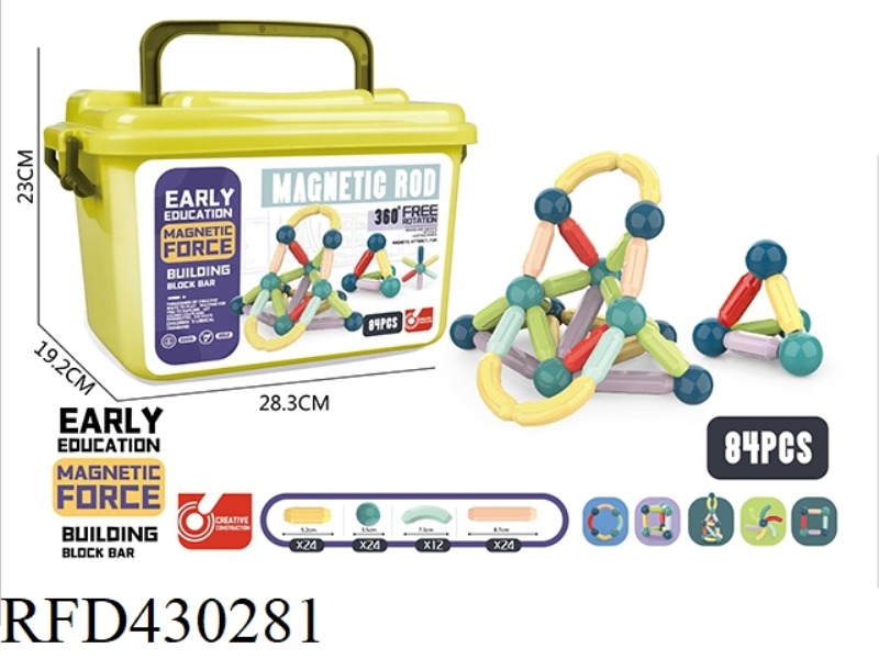 MAGNETIC BAR 84PCS