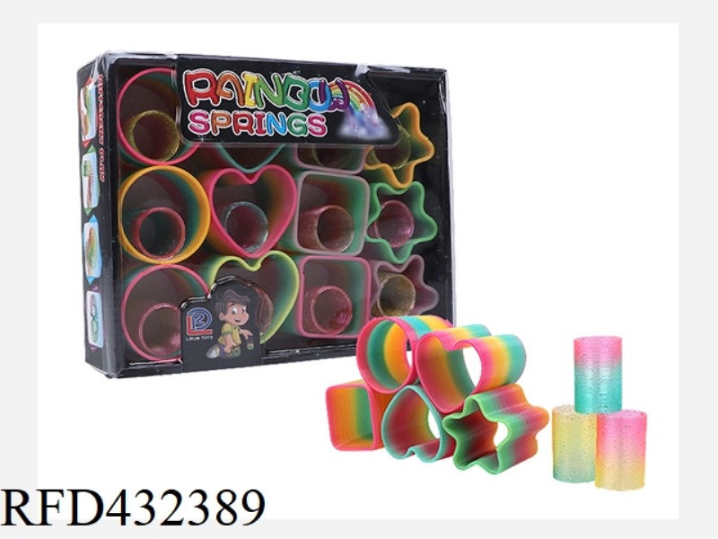 MEDIUM ODD SHAPE + ROUND MIX AND MATCH RAINBOW CIRCLE