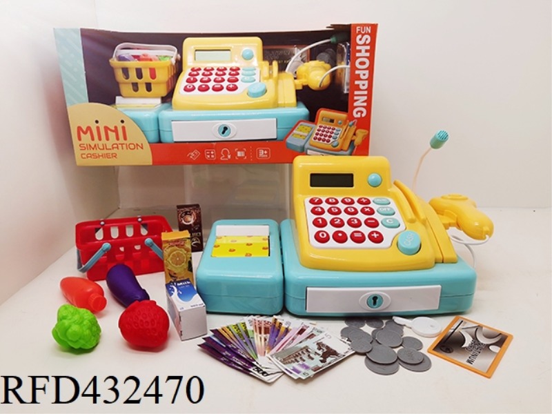 CASH REGISTER WITH CONVEYOR BELT