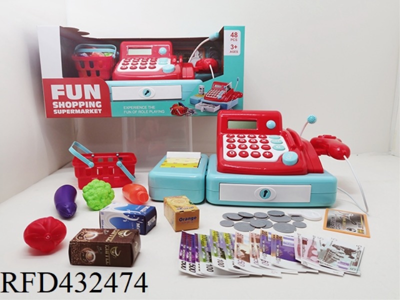 CASH REGISTER WITH CONVEYOR BELT