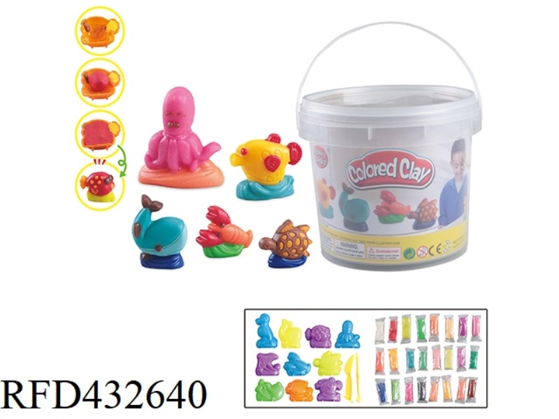 UNDERSEA ANIMALS PLUS 24 COLOR MUD