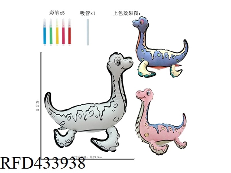 DIY HAND PAINTED PLESIOSAUR