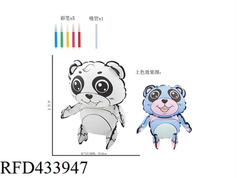 DIY HAND PAINTED PANDA