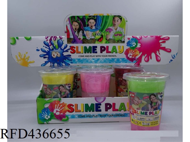 SLIM 480G CUP MEDIUM CUP 12 COLOR PEARLESCENT CRYSTAL CLAY 6PCS