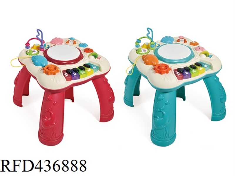 ABELU OCEAN WORLD LEARNING TABLE - DYNAMIC MUSIC DRUM