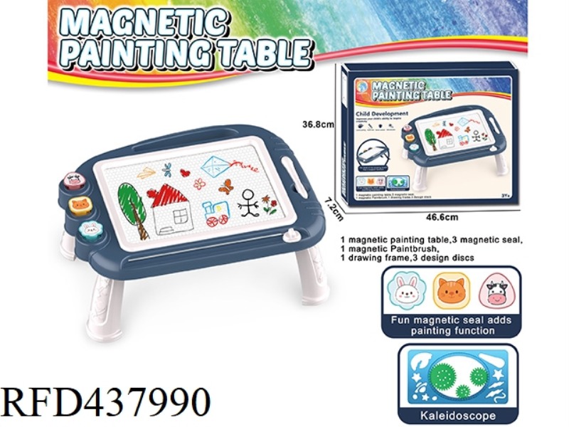 COLOR MAGNETIC PAINTING DESK