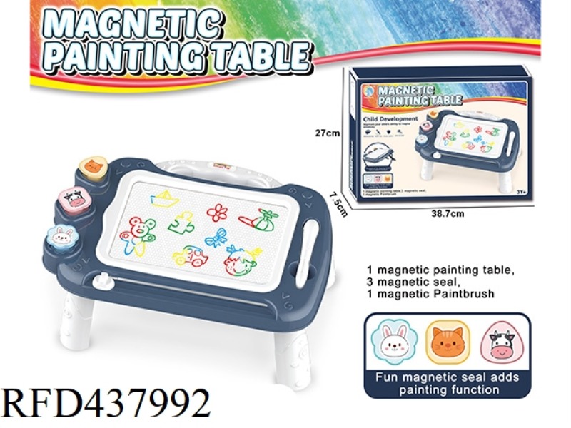 COLOR MAGNETIC PAINTING DESK