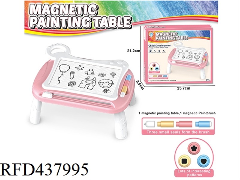 COLOR MAGNETIC PAINTING DESK