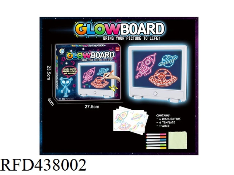 FLUORESCENT DRAWING BOARD