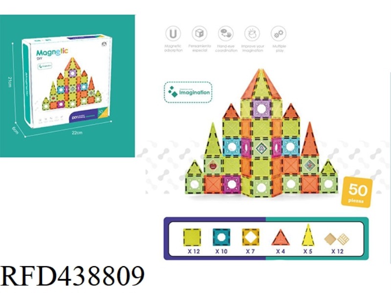 5.5CM MAGNETIC SHEET 50PCS