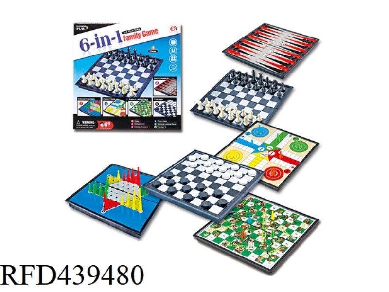 CHESSBOARD 6 IN 1