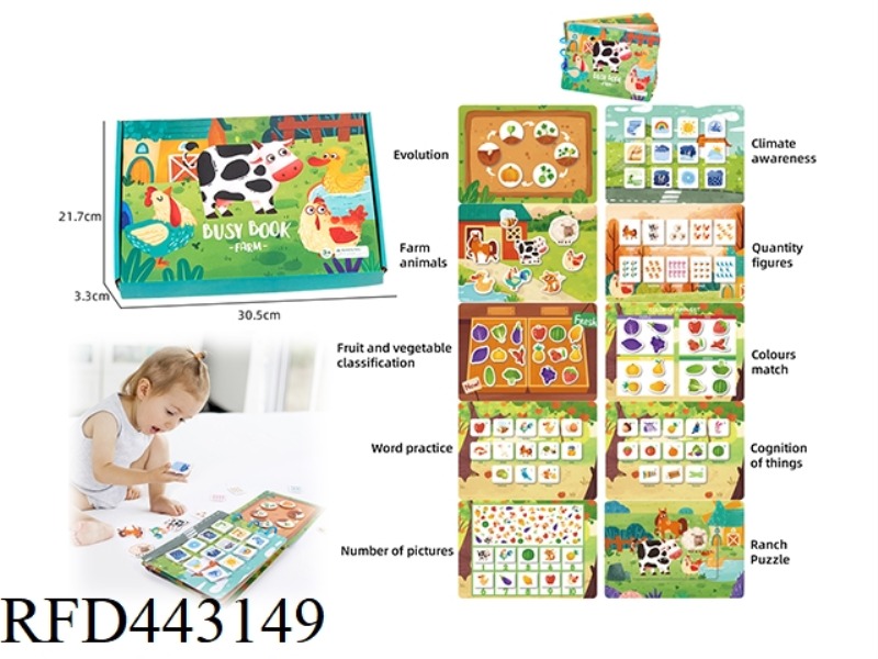 ANIMAL RANCH QUIET BOOK