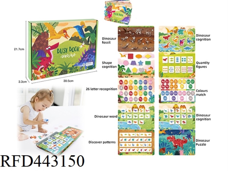 DINOSAUR QUIET BOOK