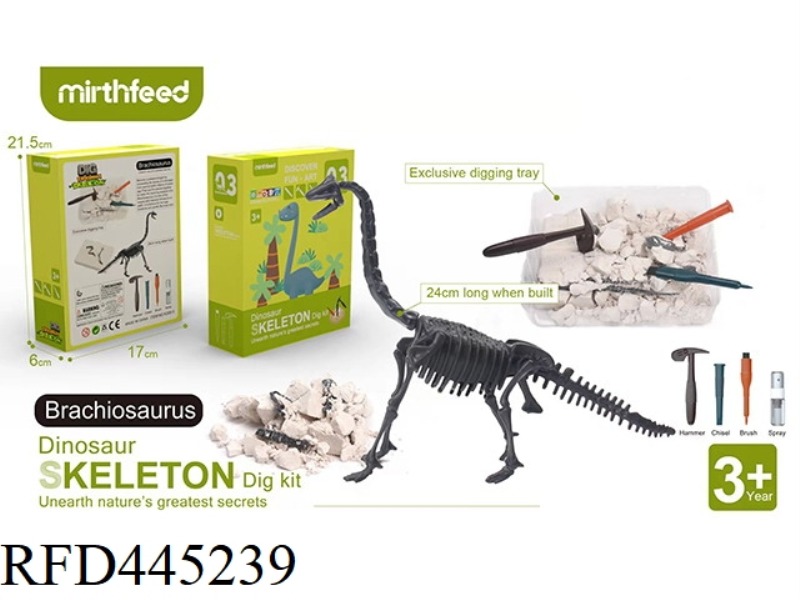 ARCHAEOLOGICAL EXCAVATION BRACHIOSAURUS SET