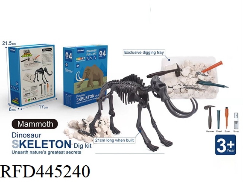 ARCHAEOLOGICAL EXCAVATION MAMMOTH SET