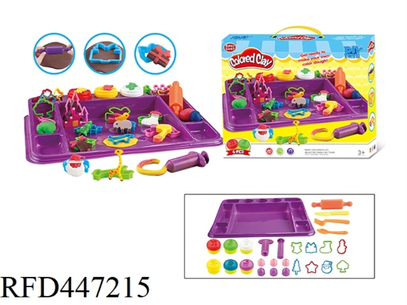 CHRISTMAS SQUARE PAN ZHI FUN COLOR MUD