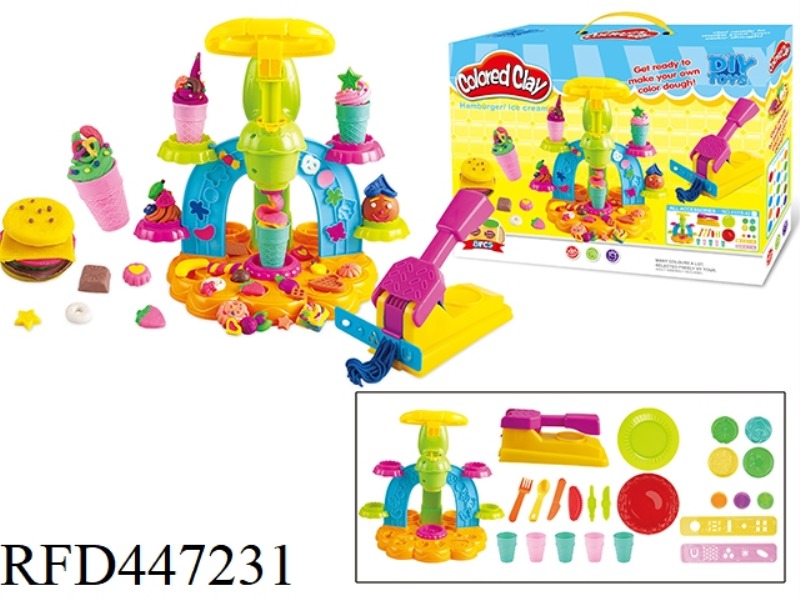 LARGE ICE CREAM MACHINE RAMEN BURGER MACHINE SERIES COLOR MUD